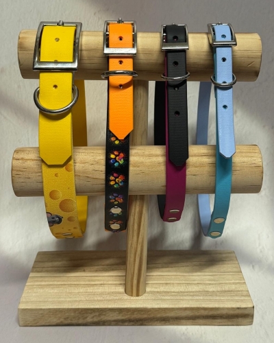 Schnallenhalsbänder zweifarbig